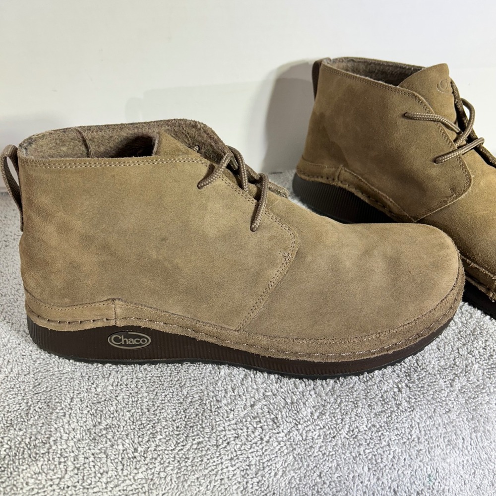 Chaco Paonia Chukka Boots Mens 9 Teak Brown Suede JCH108501 Desert Boots - Picture 2 of 9